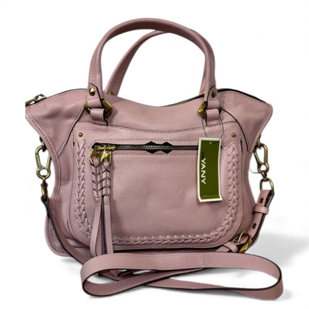 OrYANY‎ Sarah Satchel Antique Rose with Crossbody Strap Pristine Condition